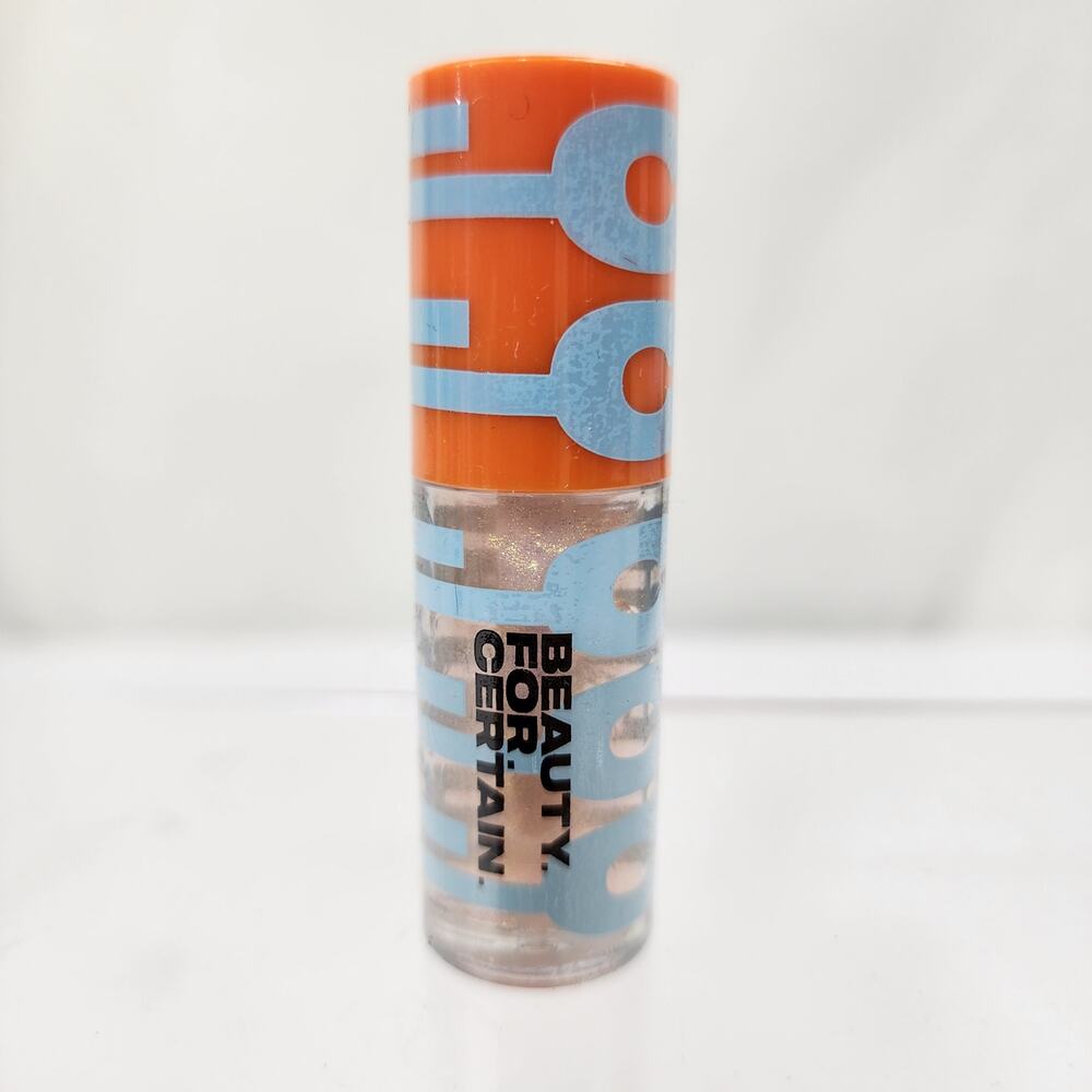 Beauty For Certain BFC Rosado High Gloss Lip Oil .12 oz FS Sealed Gold Shimmer